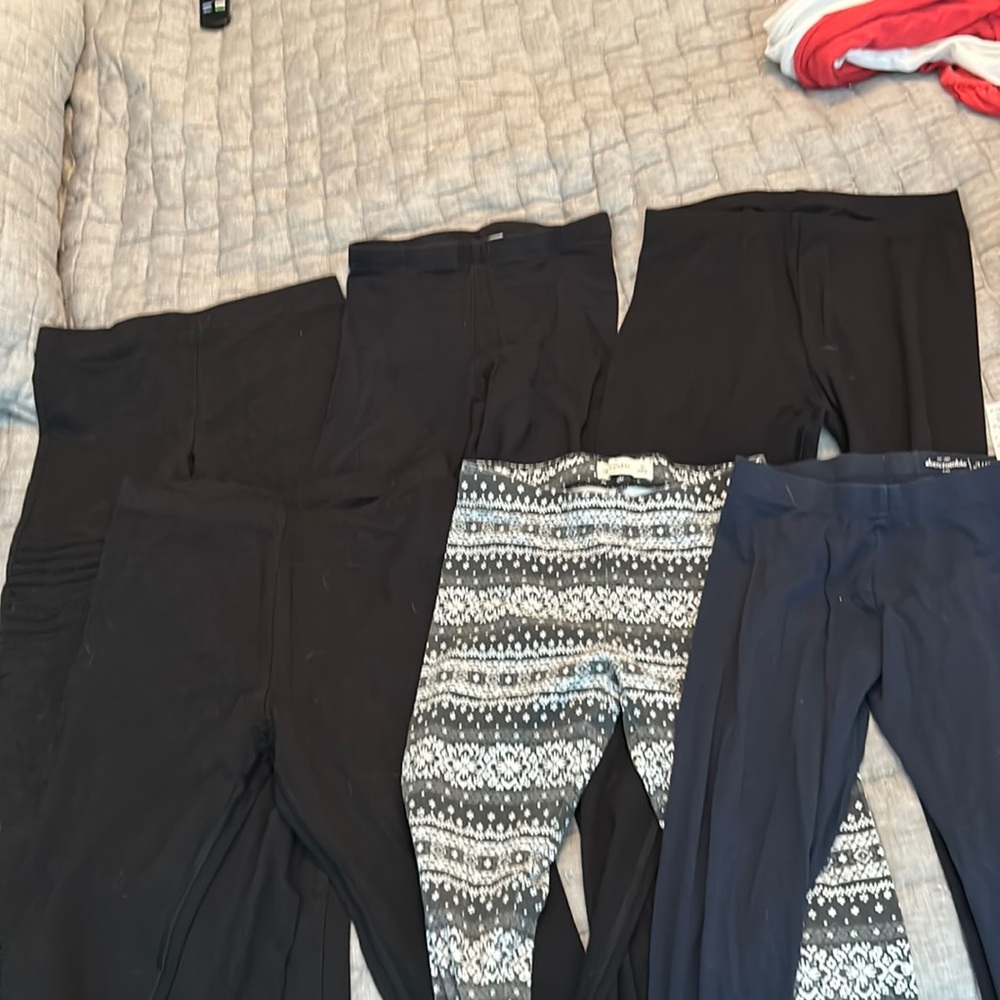 6 pairs of girls leggings